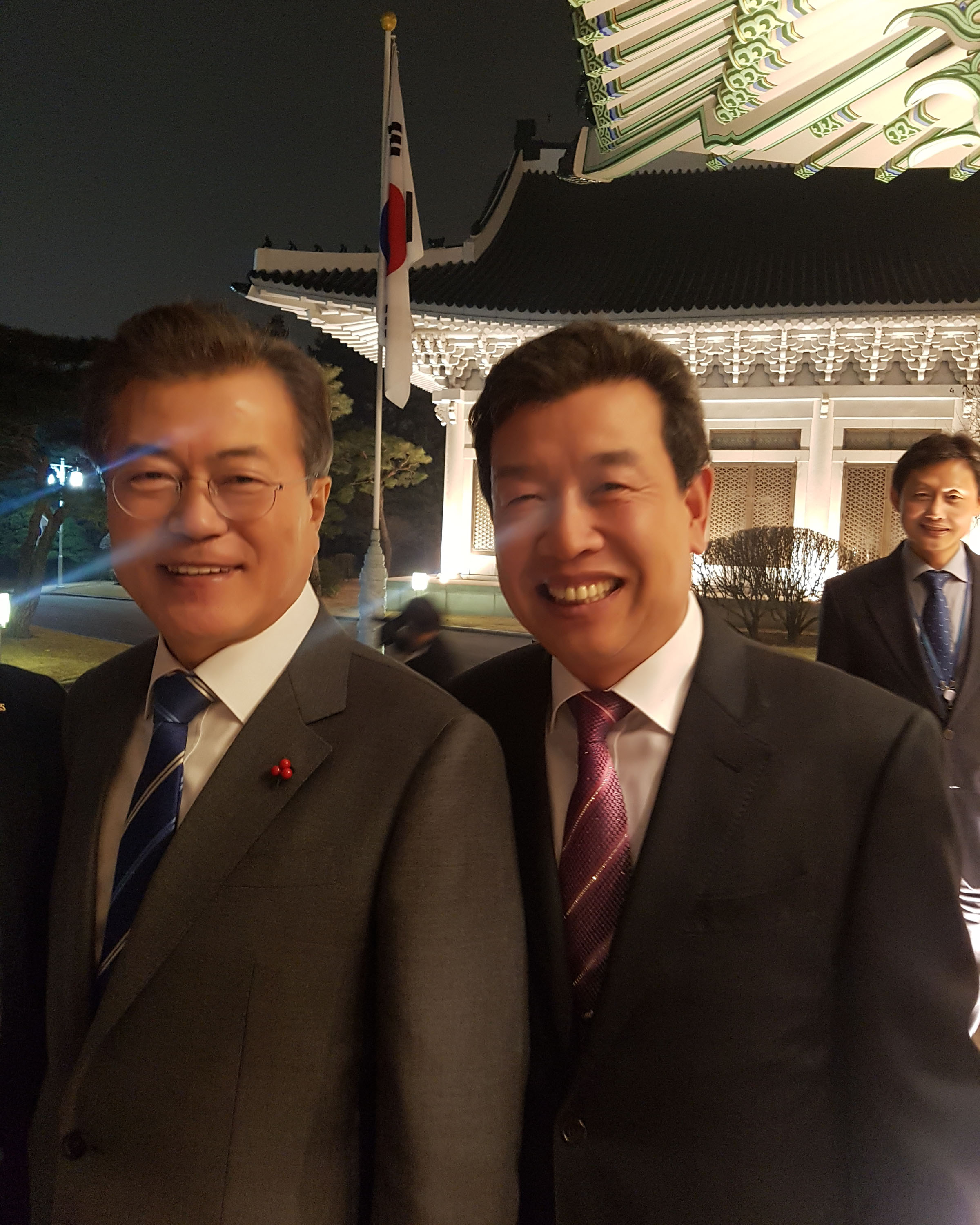 法人与现任韩国总统